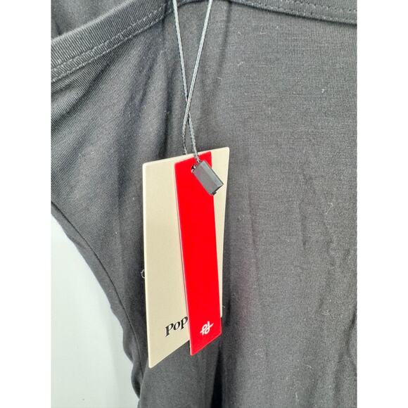 Popilush Dress New Medium Black Shapewear Ruched Modal Bodycon Mini Slip Dress - Picture 8 of 8